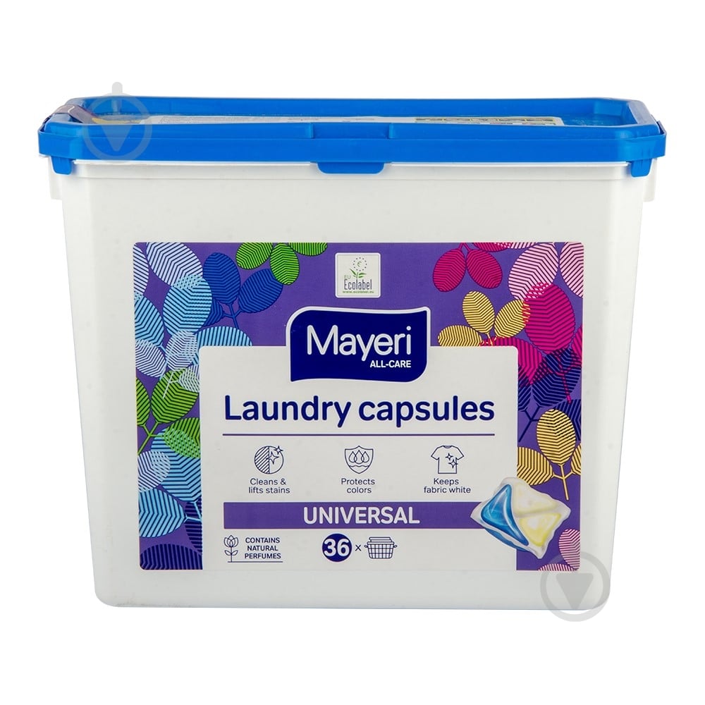 Капсулы для машинной стирки Mayeri Universal 36 шт. - фото 1