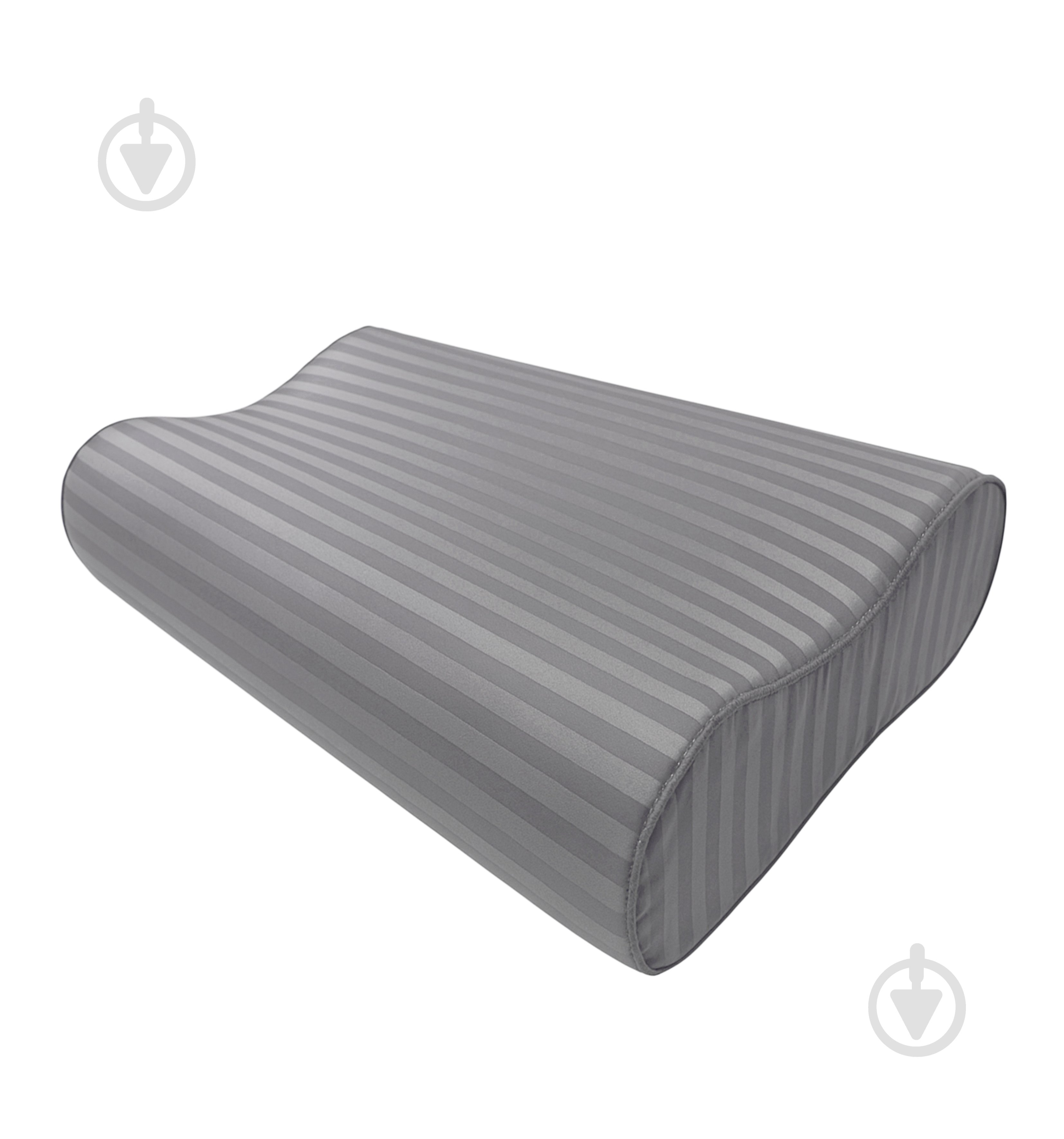Наволочка Сатин Memory Wawe L Boston Soft Grey Stripe 40x58 см світло-сірий U-tek - фото 1