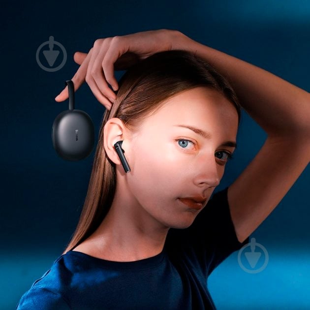 Bluetooth-гарнитура BASEUS TWS Encok W05 black (NGW05-01) - фото 8