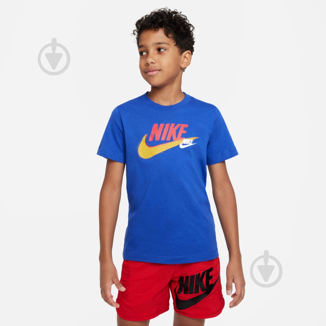 Футболка Nike FD1201-480 р.S синий - фото 1 Футболка Nike FD1201-480 р.S синий - фото 1