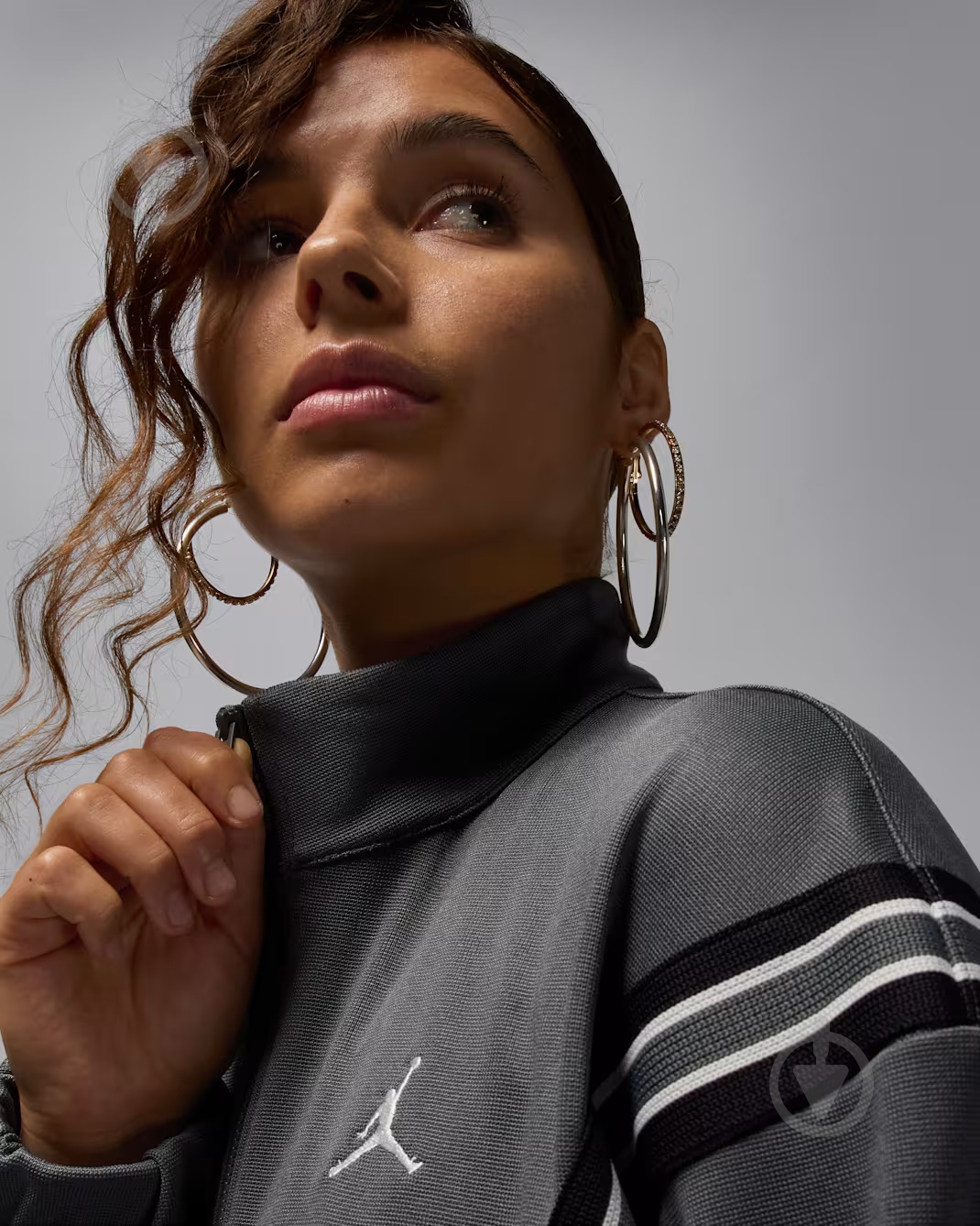 Джемпер Jordan W J BRK TRK JKT HQ9215-068 р.S серый - фото 3 Джемпер Jordan W J BRK TRK JKT HQ9215-068 р.S серый - фото 3