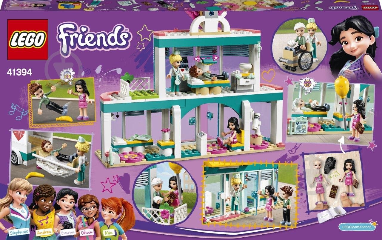 Конструктор LEGO Friends Лікарня в Хартлейк-Сіті 41394 - фото 3