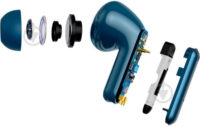 Bluetooth-гарнітура BASEUS Simu ANC S1 Pro blue (NGS1P-03) - фото 6 Bluetooth-гарнітура BASEUS Simu ANC S1 Pro blue (NGS1P-03) - фото 6
