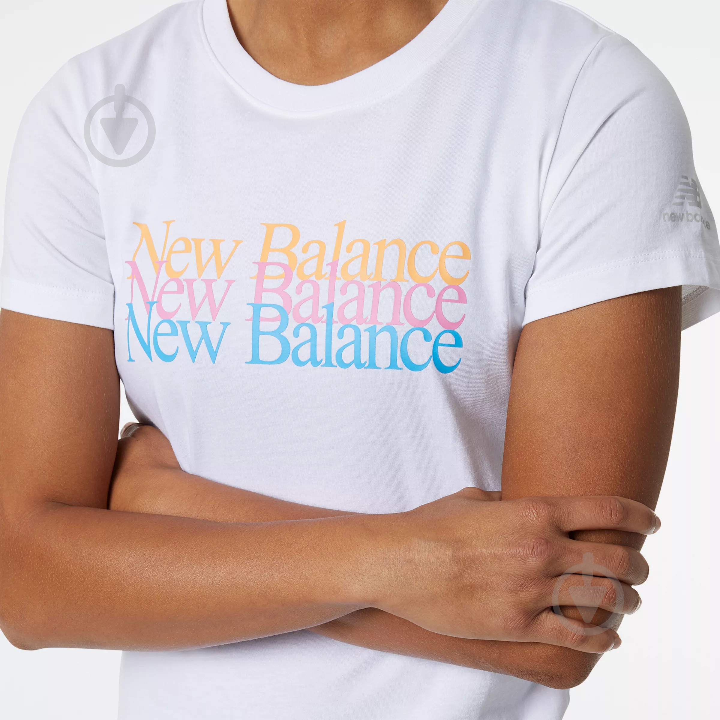 Футболка New Balance ESSENTIALS CELEBRATE WT21507WT р.S белый - фото 4 Футболка New Balance ESSENTIALS CELEBRATE WT21507WT р.S белый - фото 4