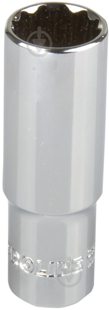 Головка дванадцятигранна подовжена 30 мм 1/2 CrV Proline 1 шт. 18642 - фото 1