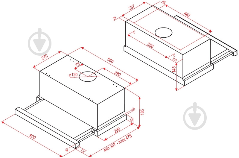 Вытяжка Perfelli TL 6611 W - фото 10