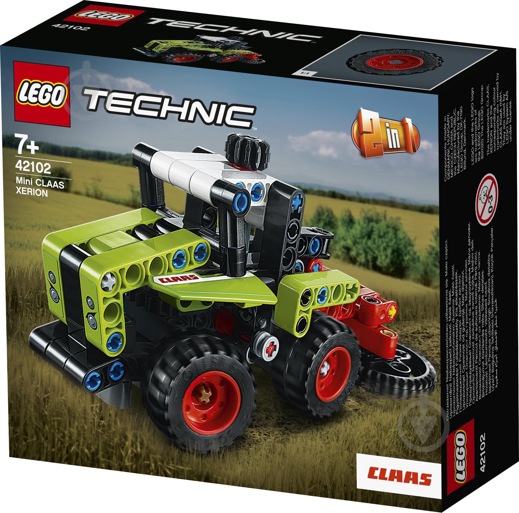 Конструктор LEGO Technic Mini Claas Xerion 42102 - фото 10 Конструктор LEGO Technic Mini Claas Xerion 42102 - фото 10