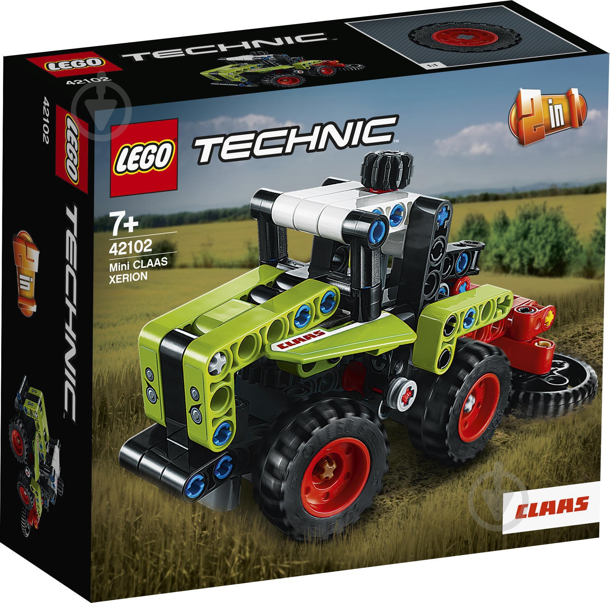 Конструктор LEGO Technic Mini Claas Xerion 42102 - фото 3 Конструктор LEGO Technic Mini Claas Xerion 42102 - фото 3