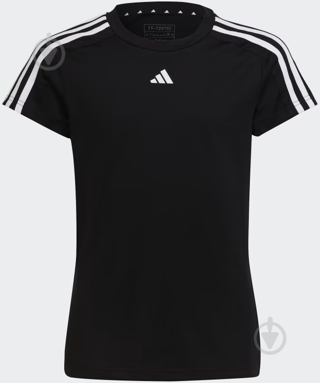 Футболка Adidas HR5772 р.128 черный - фото 1