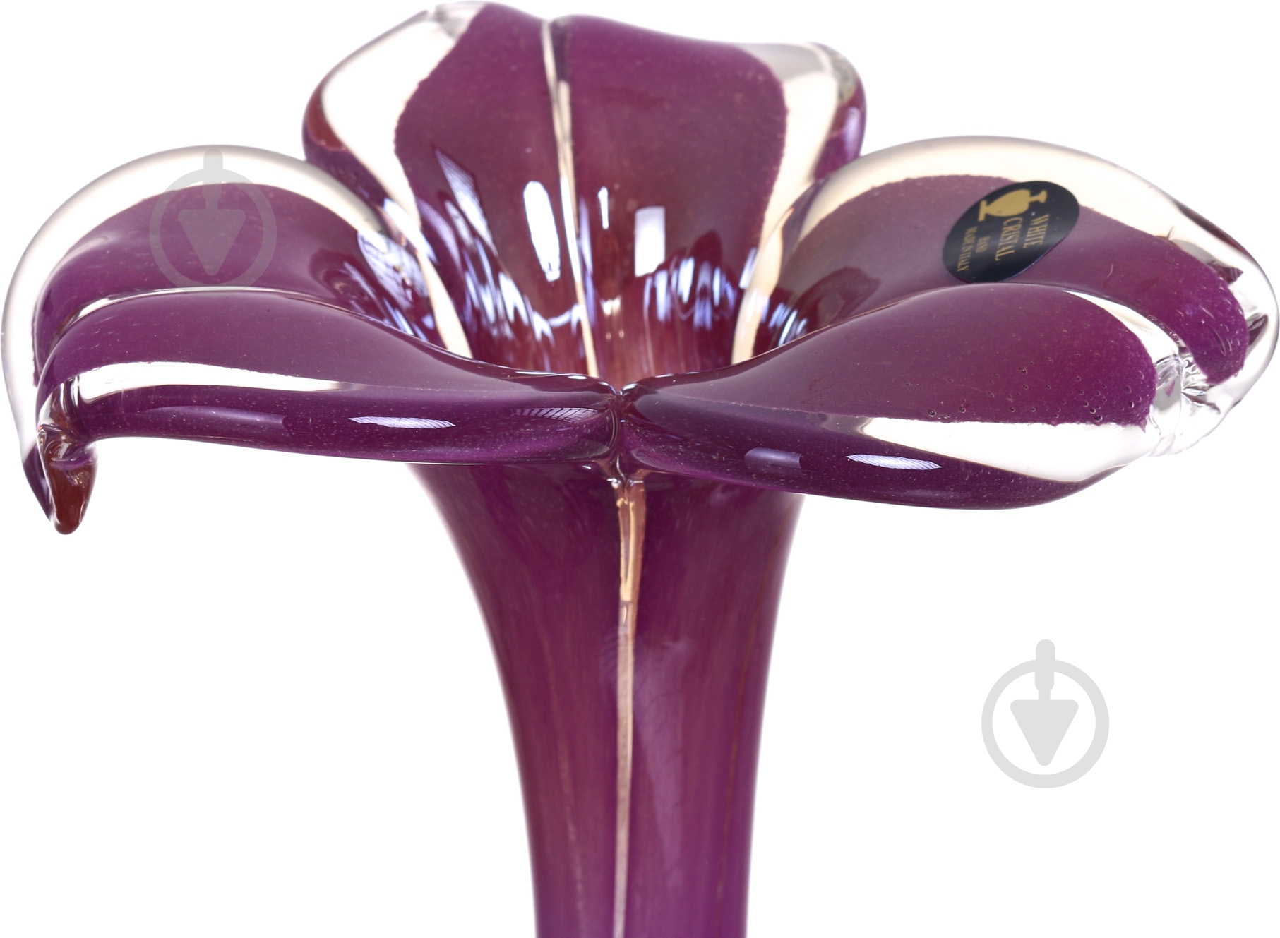 Свічник FLOWER 3P LILLA/M White cristal - фото 2