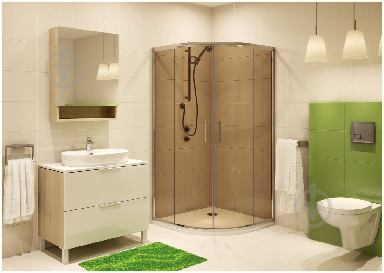 Душевая кабина Cersanit Onega 90x190 бронза - фото 2