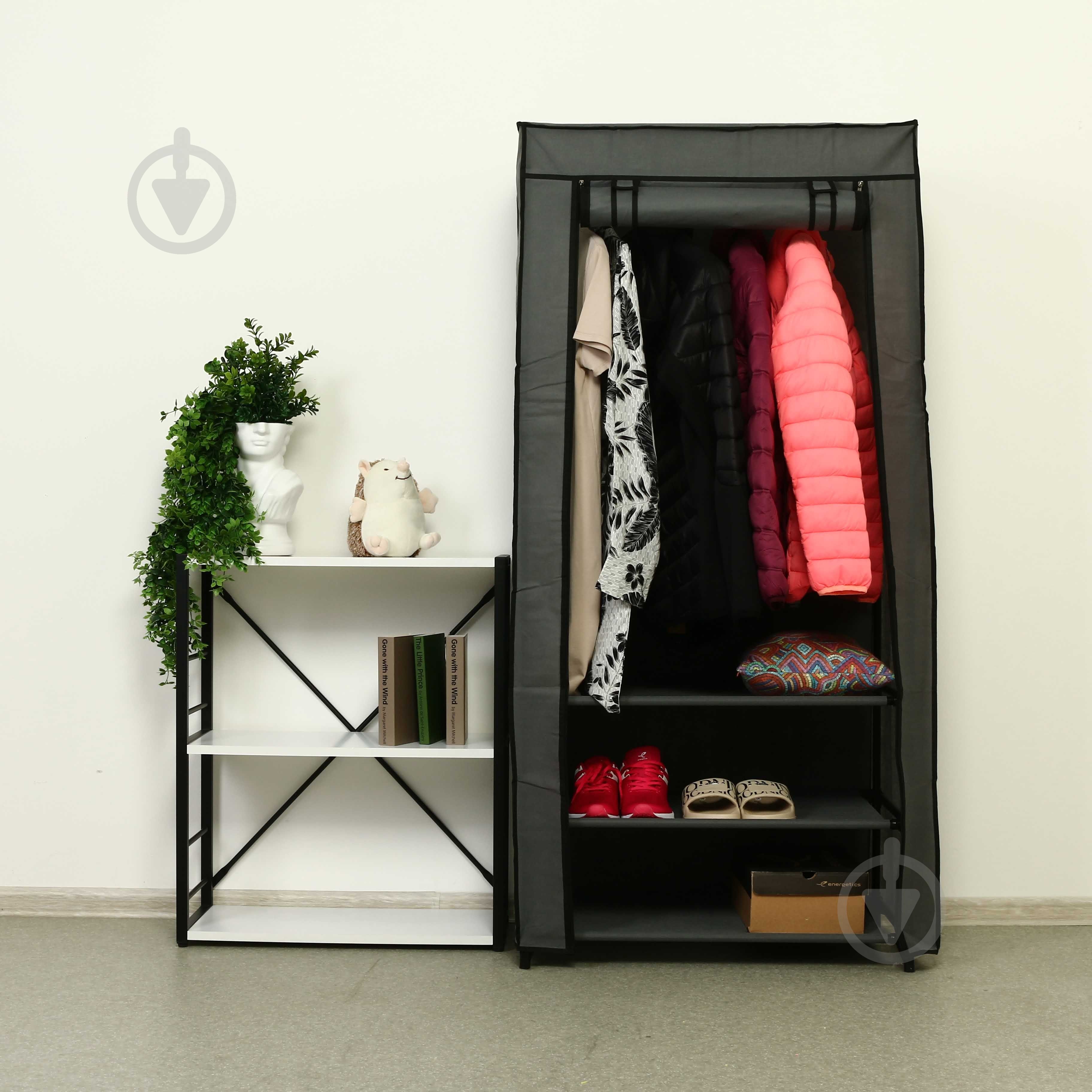 Тканевый шкаф Sensio GREY 1480х700х430 мм серый - фото 12 Тканевый шкаф Sensio GREY 1480х700х430 мм серый - фото 12