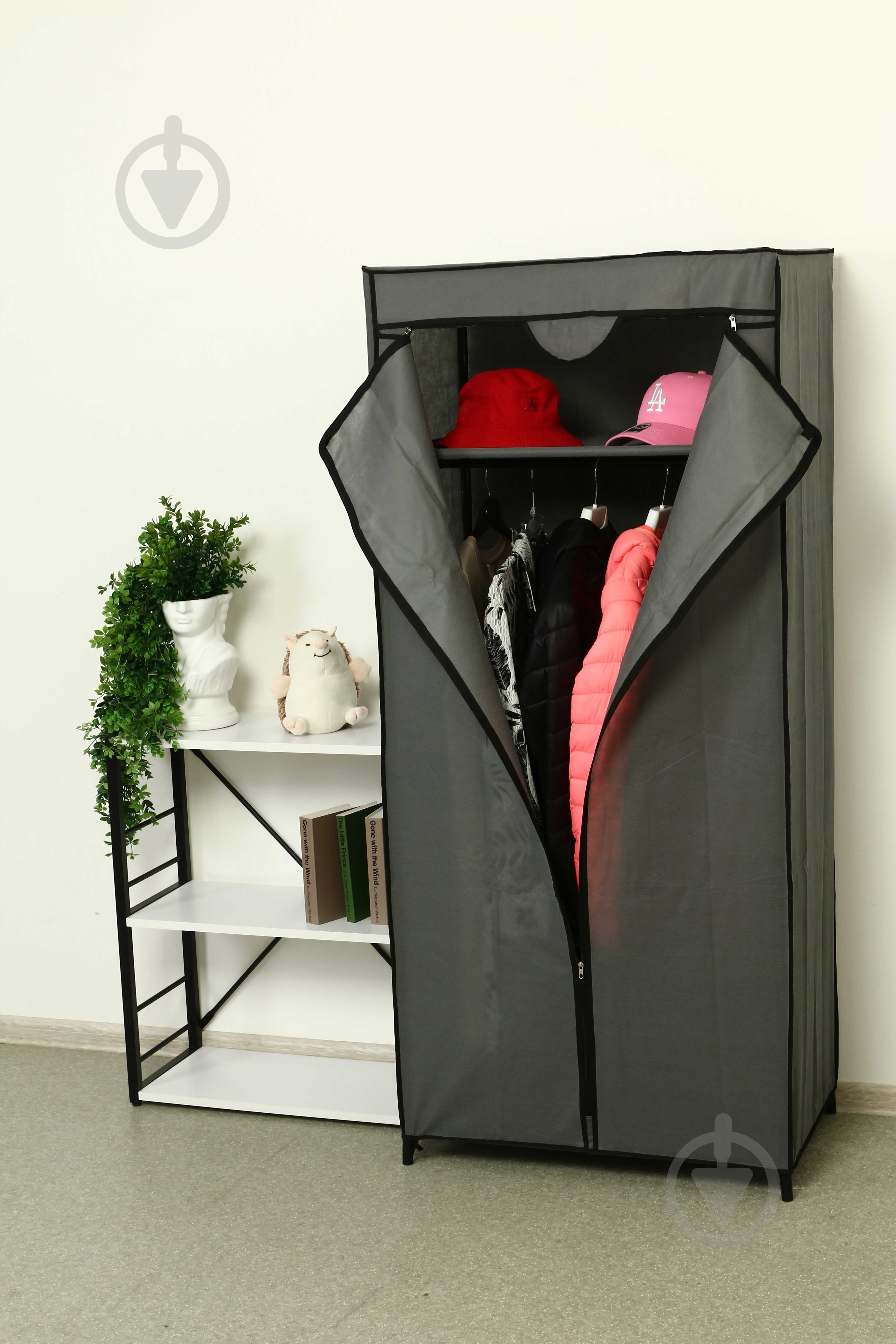 Тканевый шкаф Sensio HOME HANG 1555х695х430 мм серый - фото 13