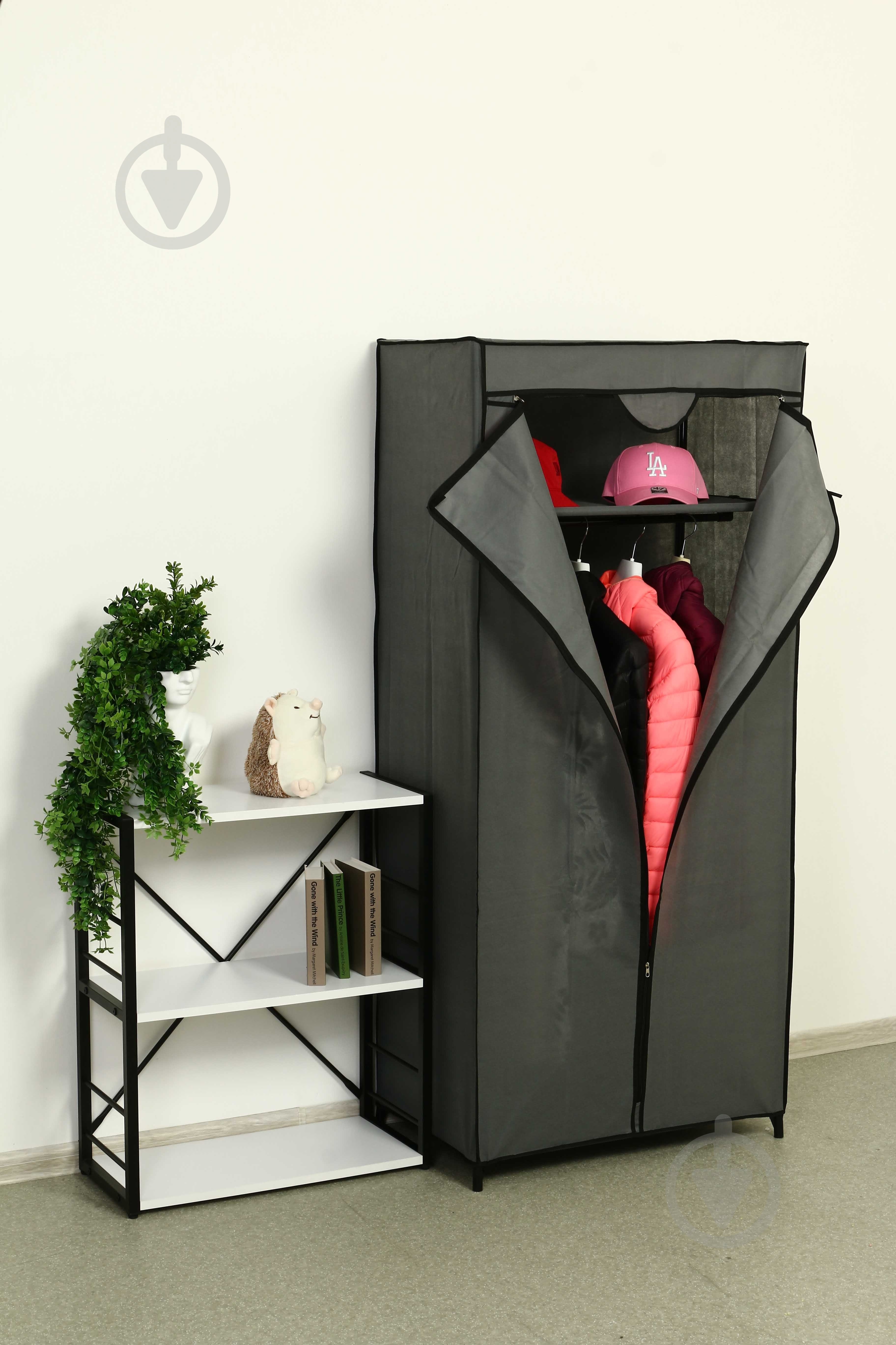 Тканевый шкаф Sensio HOME HANG 1555х695х430 мм серый - фото 14