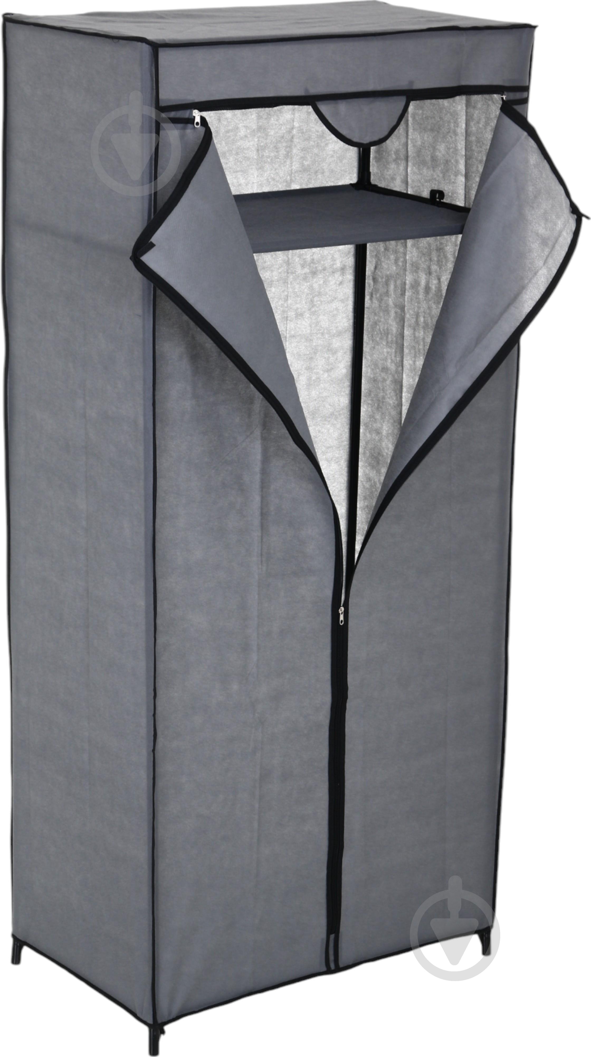 Тканевый шкаф Sensio HOME HANG 1555х695х430 мм серый - фото 1