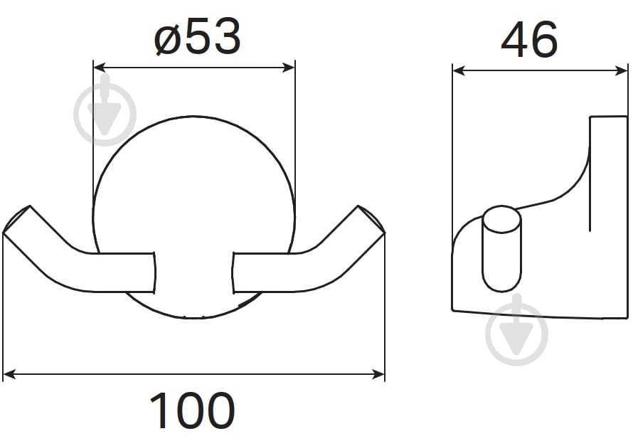 Крючок Haceka Aspen 405318 - фото 6
