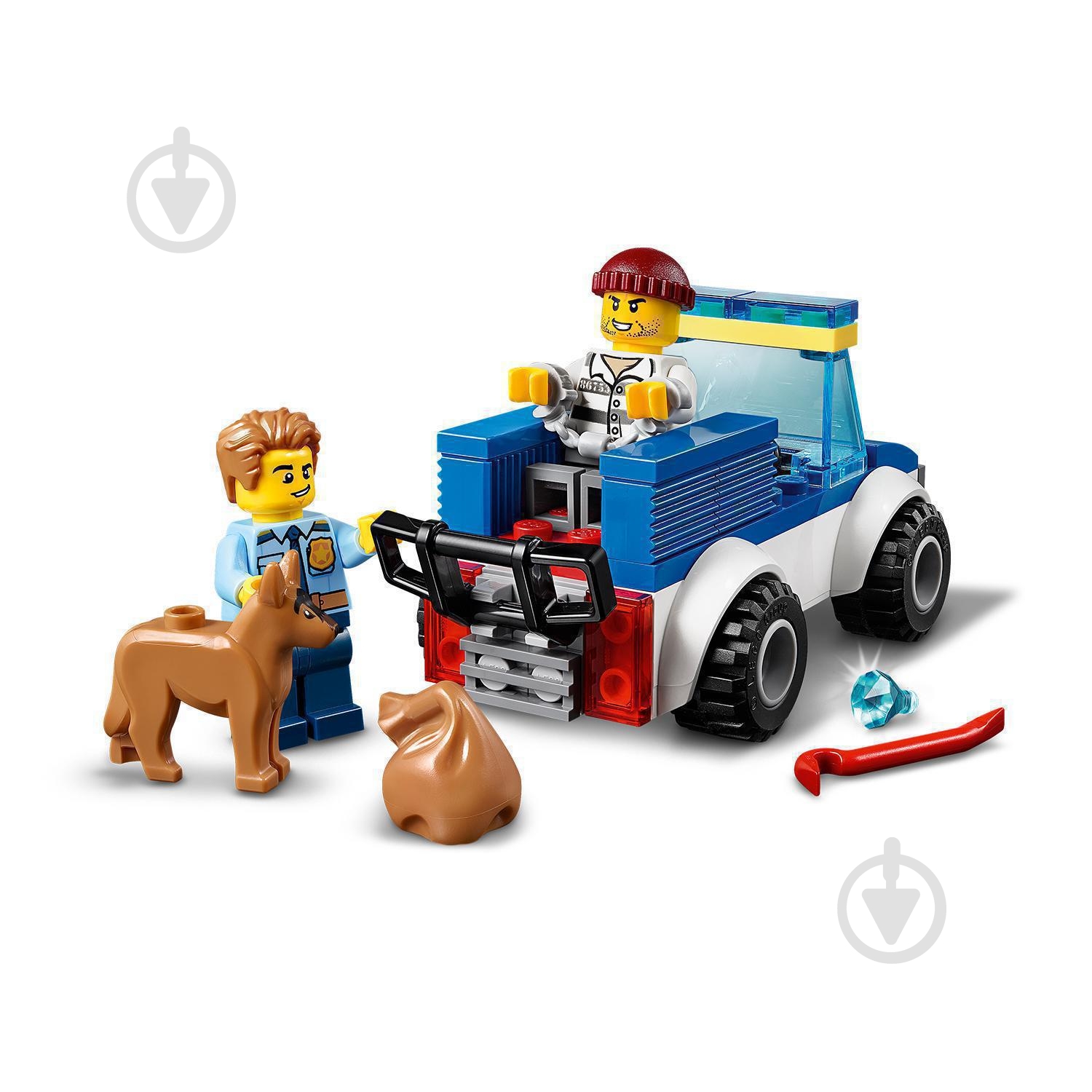 Конструктор LEGO City Полицейской отряд с собакой 60241 - фото 2