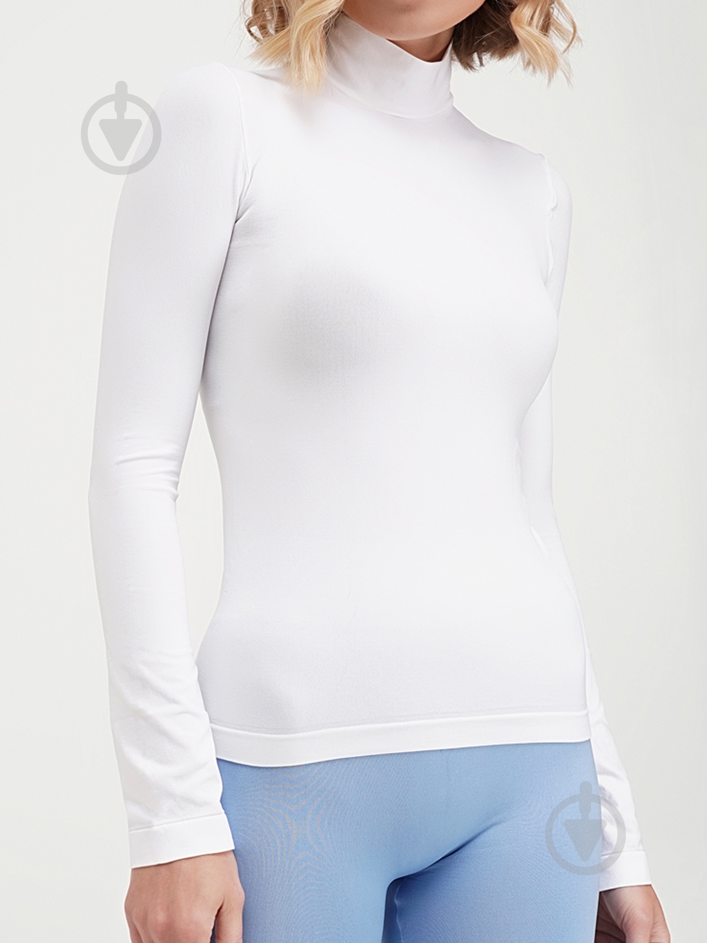 Гольф Giulia Long sleeve neck р.L-XL белый - фото 1