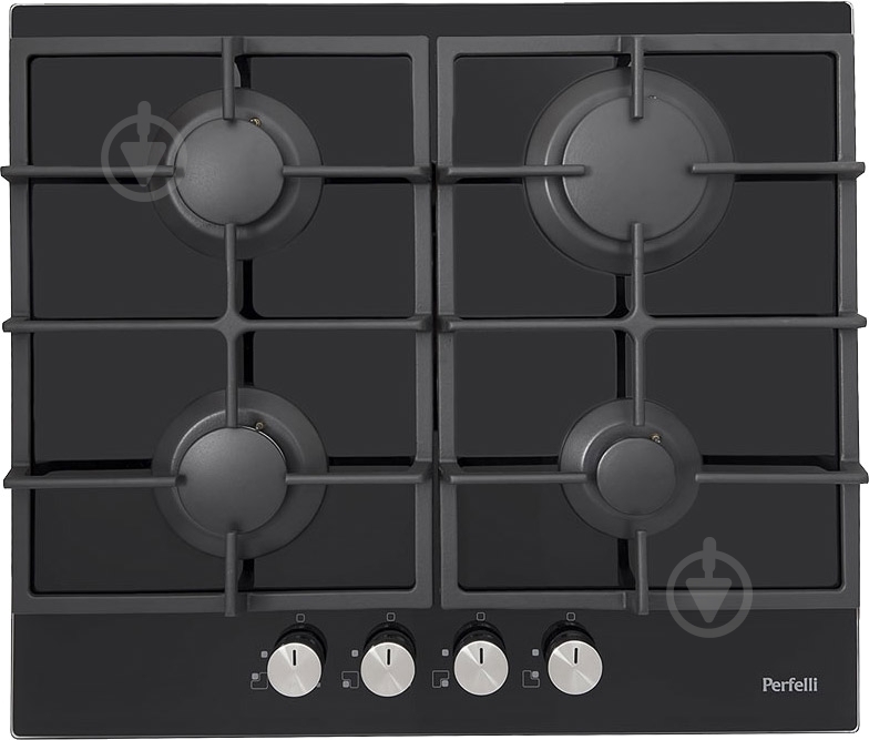 Варочная поверхность газовая Perfelli HGG 615 BL - фото 1