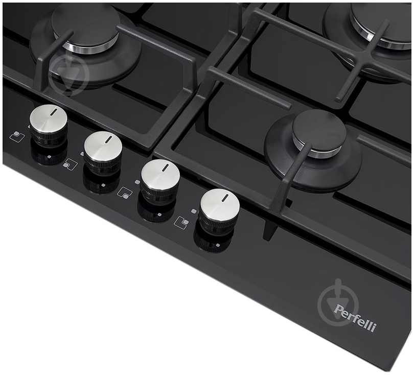 Варочная поверхность газовая Perfelli HGG 615 BL - фото 3