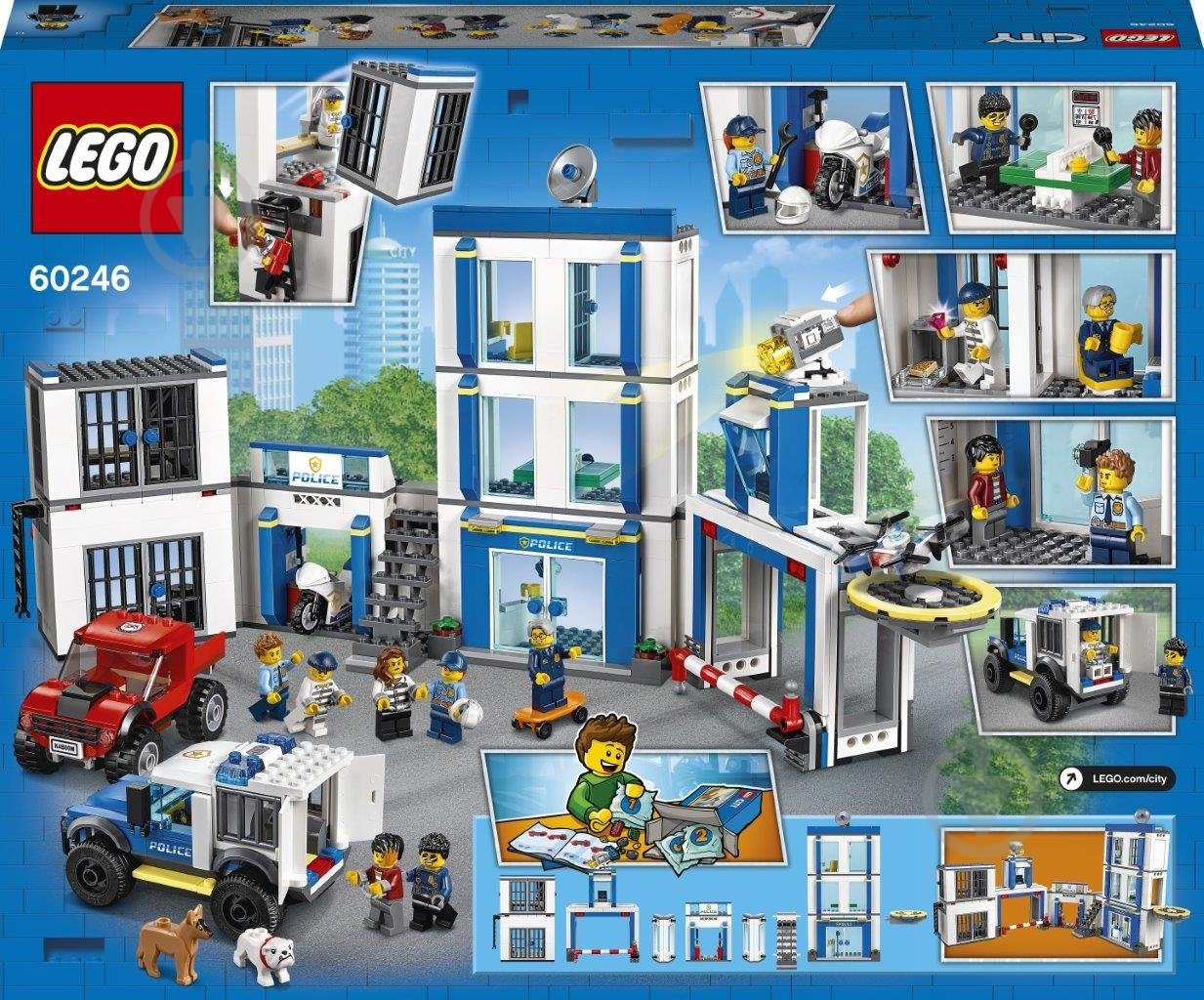 Конструктор LEGO City Полицейский участок 60246 - фото 7