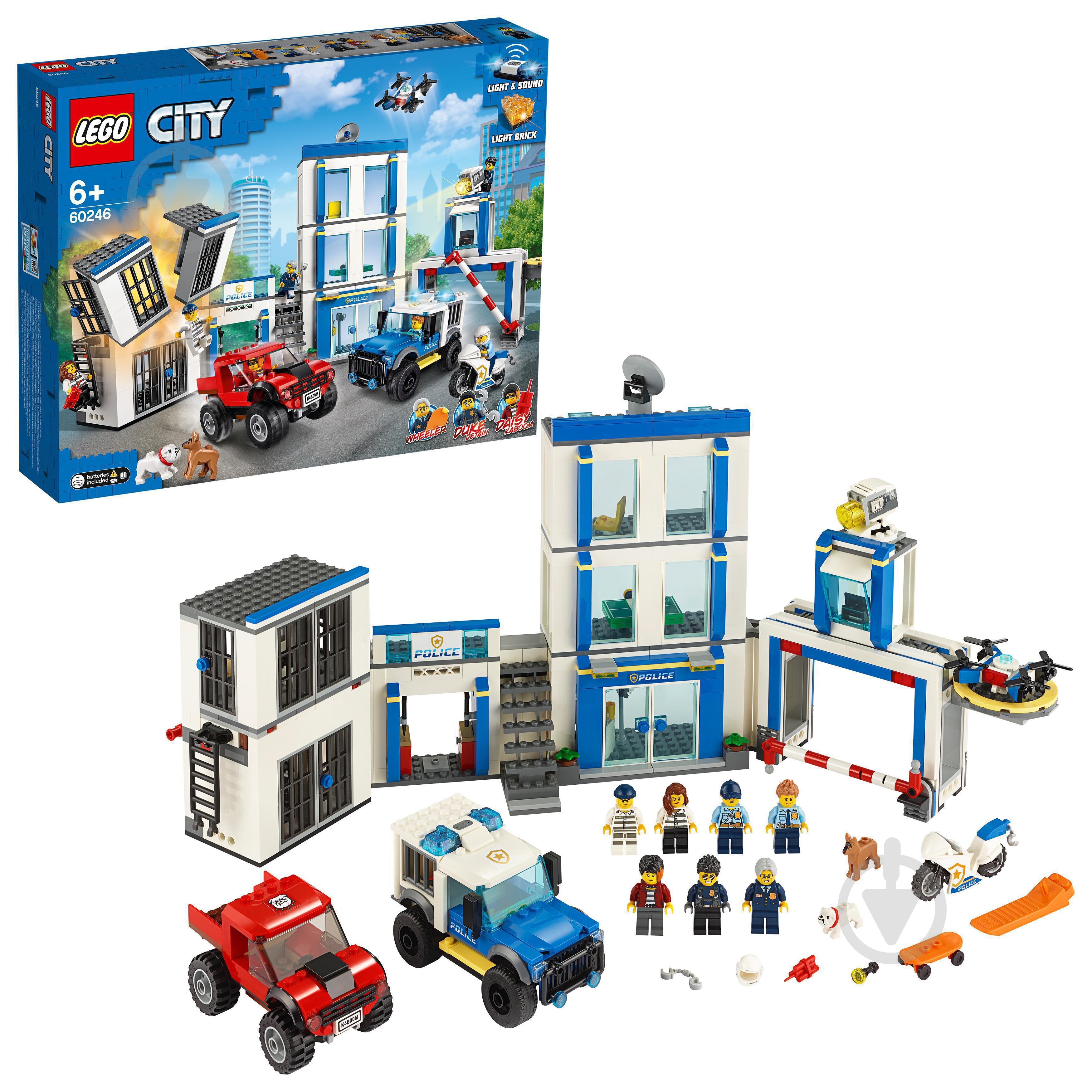 Конструктор LEGO City Полицейский участок 60246 - фото 12