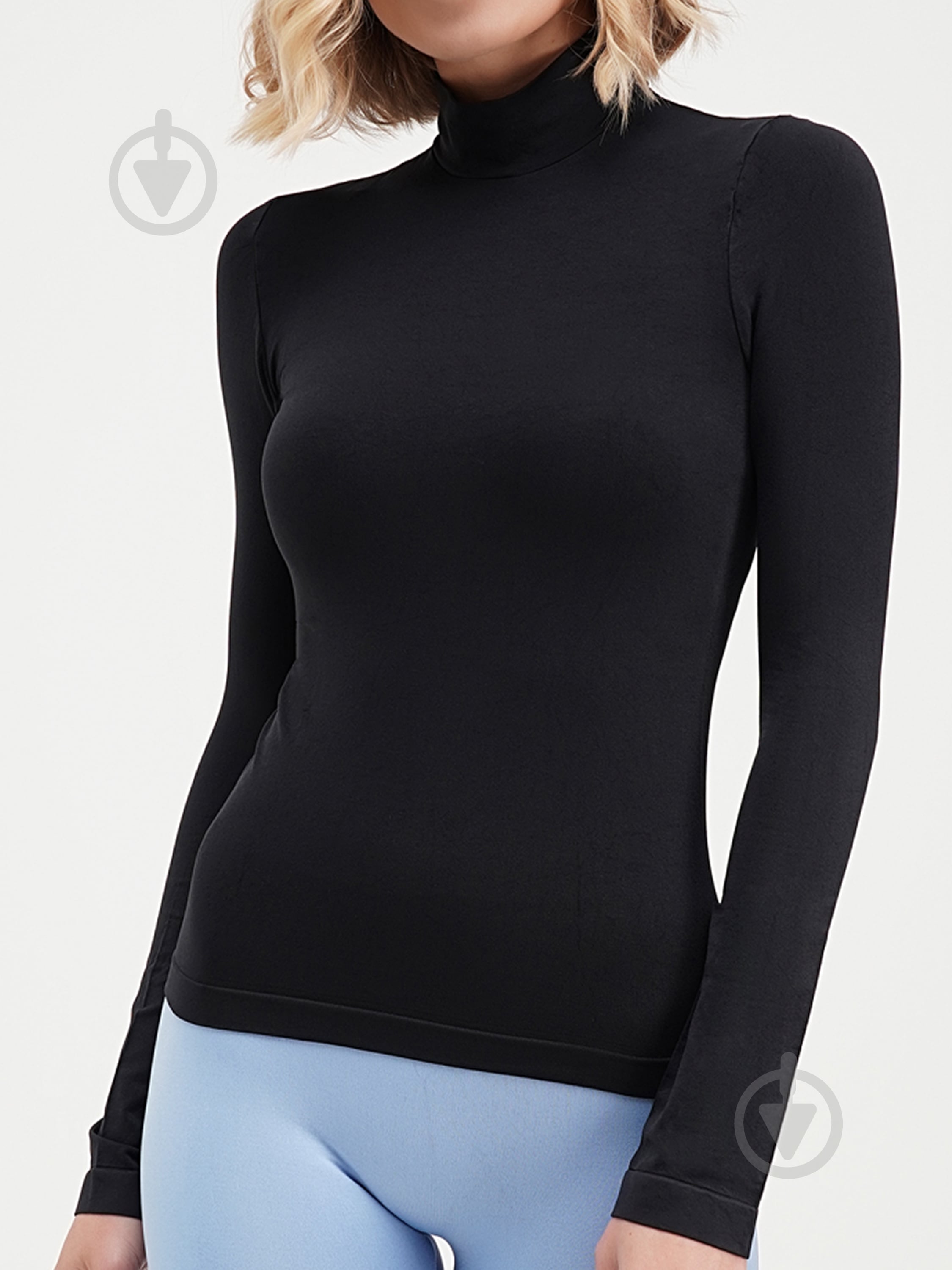 Гольф Giulia Long sleeve neck р.L-XL черный - фото 1