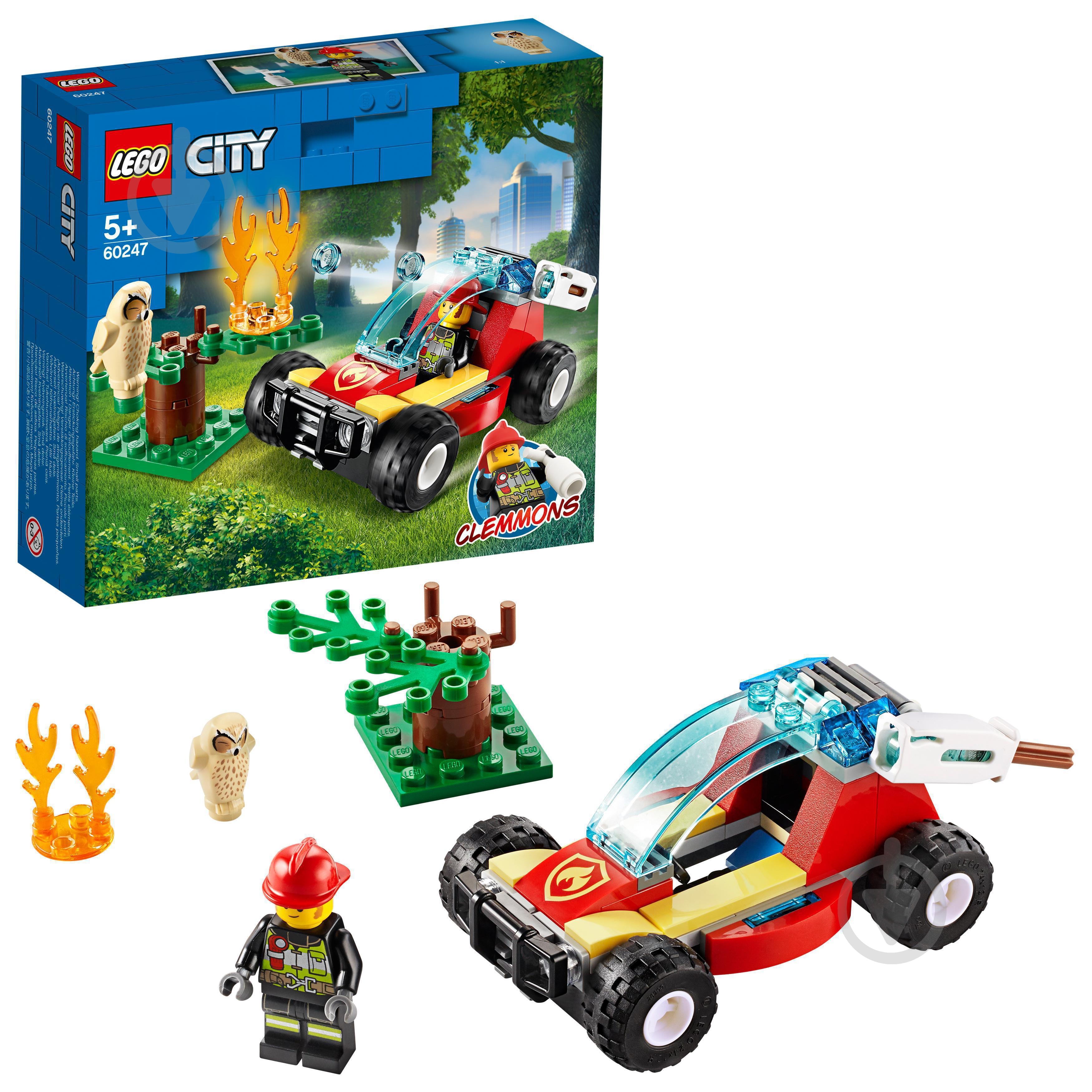Конструктор LEGO City Лесные пожарные 60247 - фото 11 Конструктор LEGO City Лесные пожарные 60247 - фото 11