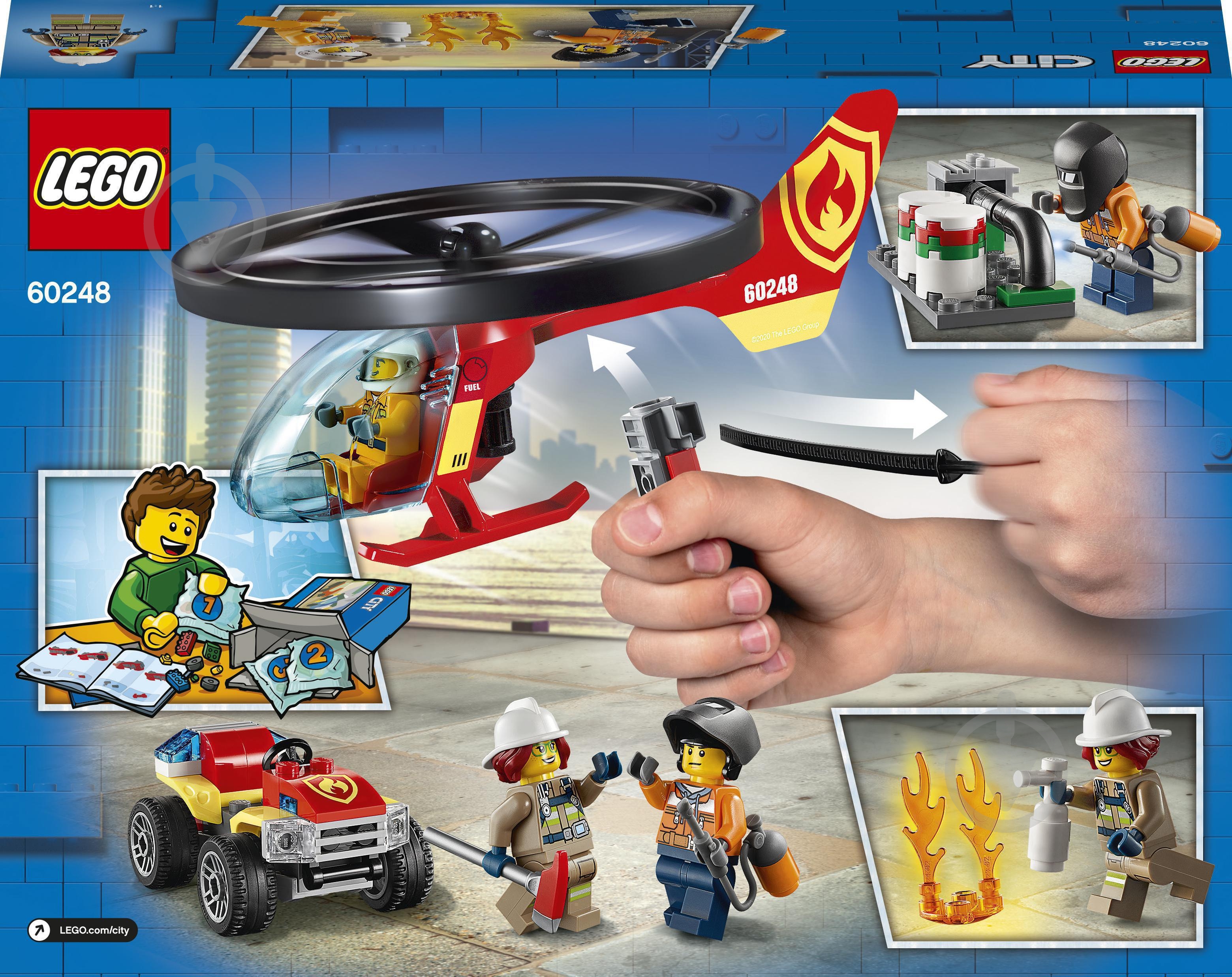Конструктор LEGO City Пожарный спасательный вертолёт 60248 - фото 7