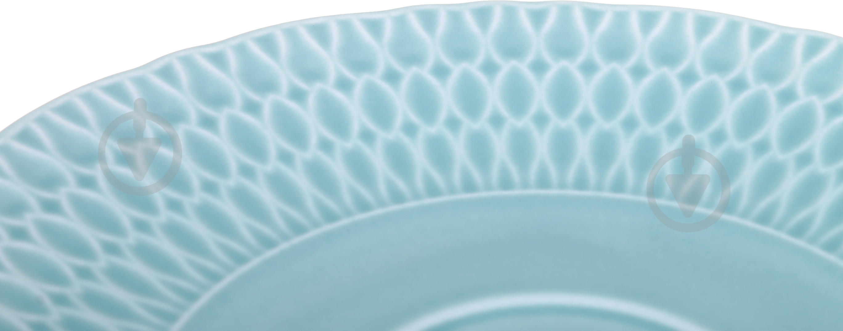 Блюдце Cmielow Sofia 16 см фарфоровое ментоловое - фото 3