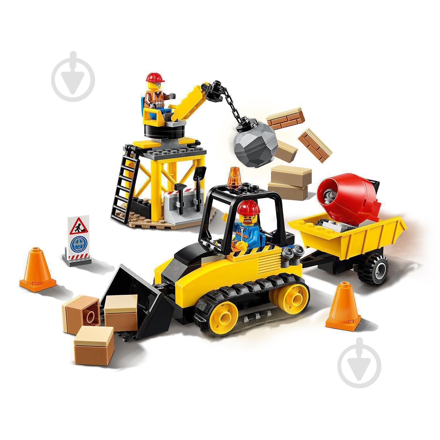 Конструктор LEGO City Будівельний бульдозер 60252 - фото 8 Конструктор LEGO City Будівельний бульдозер 60252 - фото 8