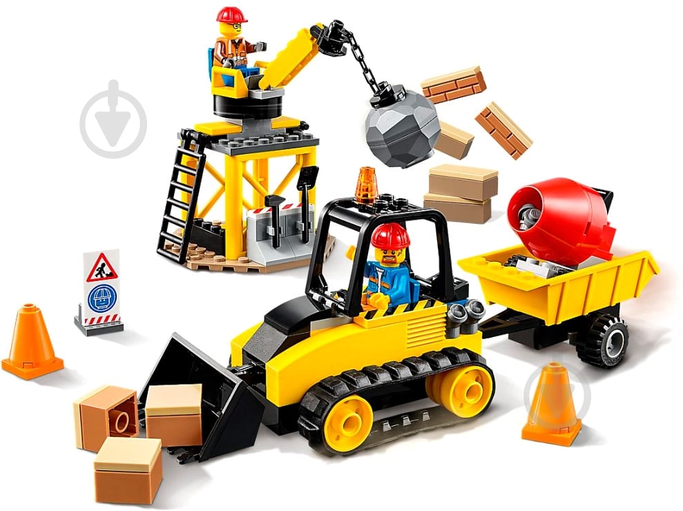 Конструктор LEGO City Будівельний бульдозер 60252 - фото 17 Конструктор LEGO City Будівельний бульдозер 60252 - фото 17