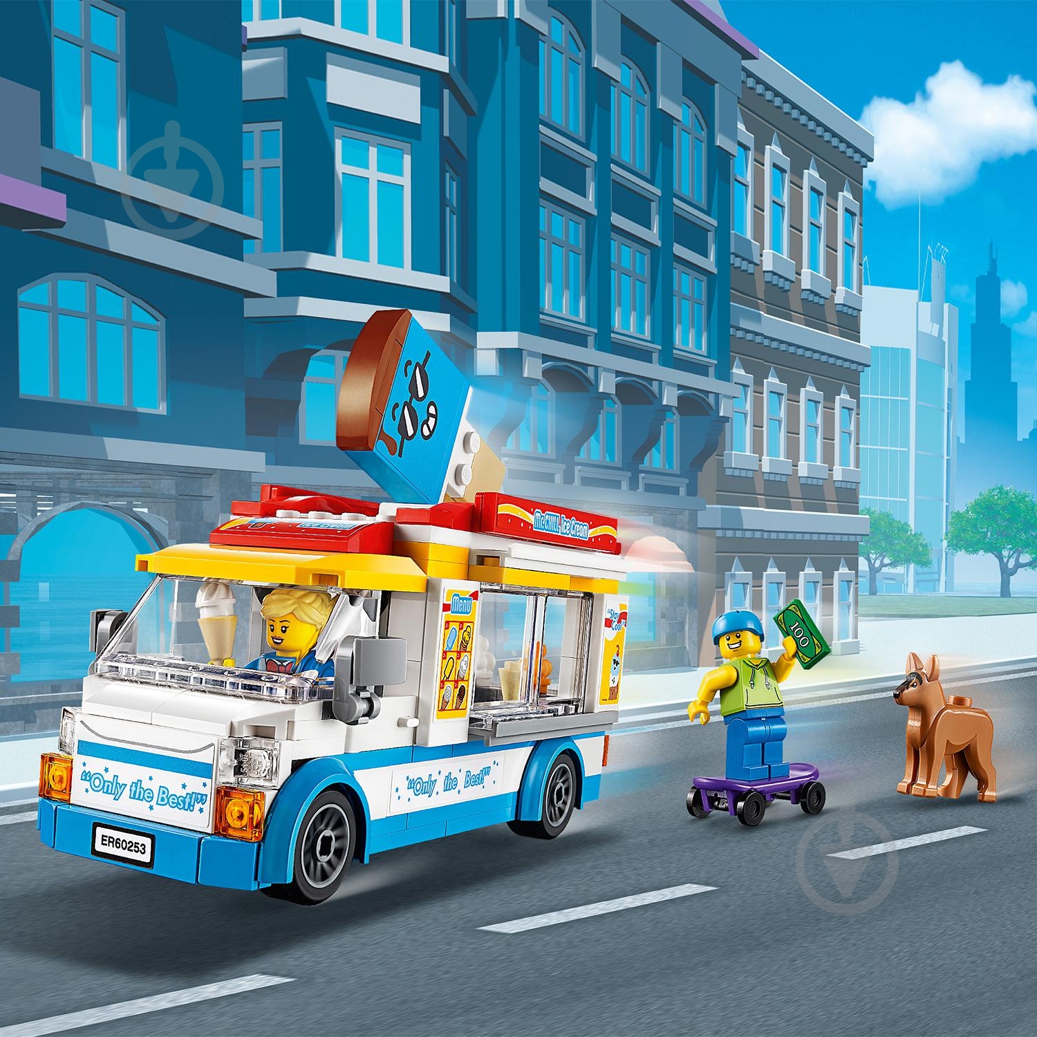 Конструктор LEGO City Фургон с мороженым 60253 - фото 5