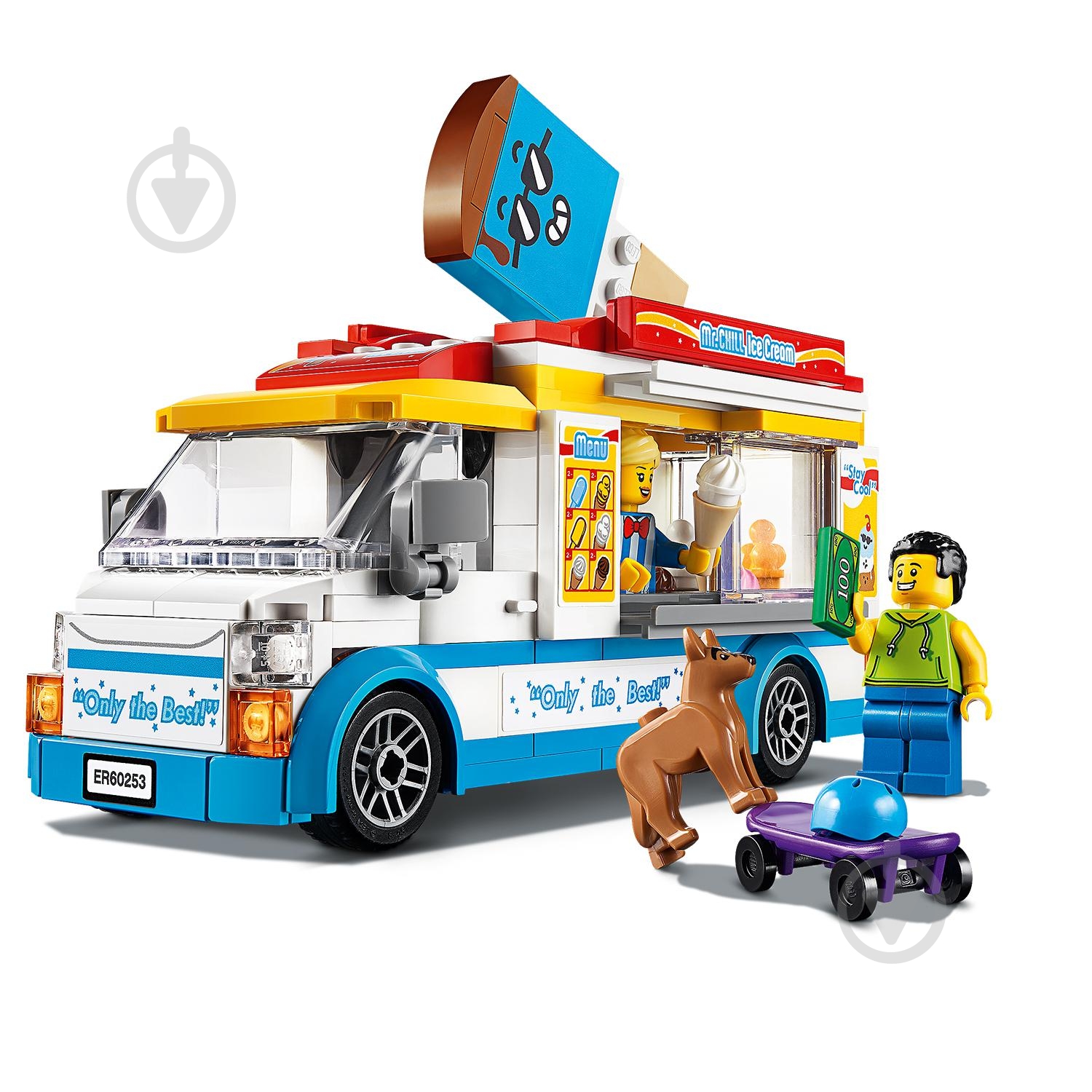 Конструктор LEGO City Фургон с мороженым 60253 - фото 2