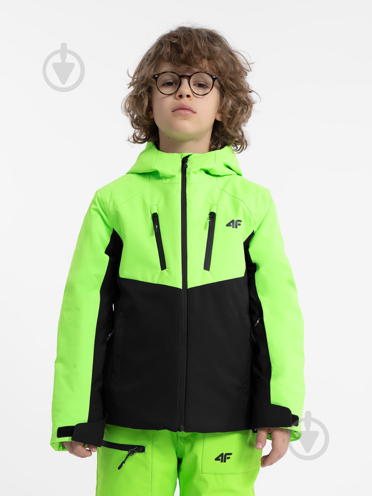 Куртка для мальчиков 4F TECHNICAL JACKET M300 4FJAW23TTJAM300-41N зеленая - фото 1 Куртка для мальчиков 4F TECHNICAL JACKET M300 4FJAW23TTJAM300-41N зеленая - фото 1