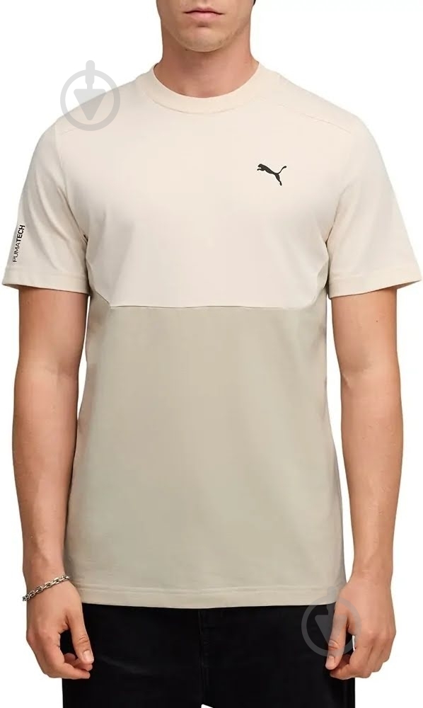 Футболка Puma PUMATECH Tee 69218087 р.M бежевый - фото 1