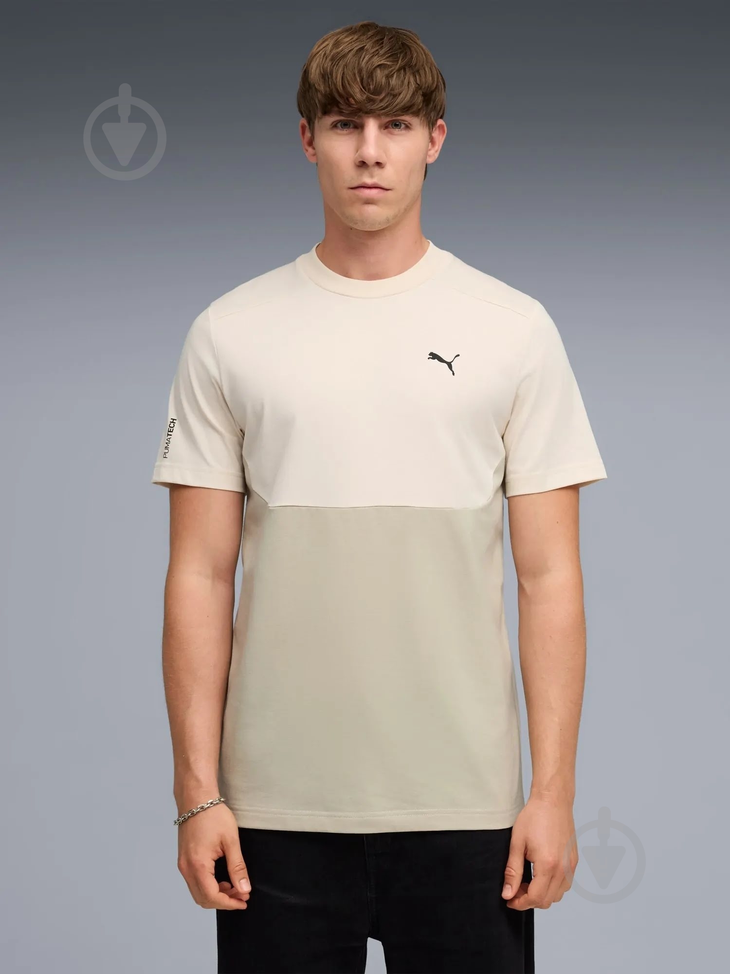 Футболка Puma PUMATECH Tee 69218087 р.M бежевый - фото 2