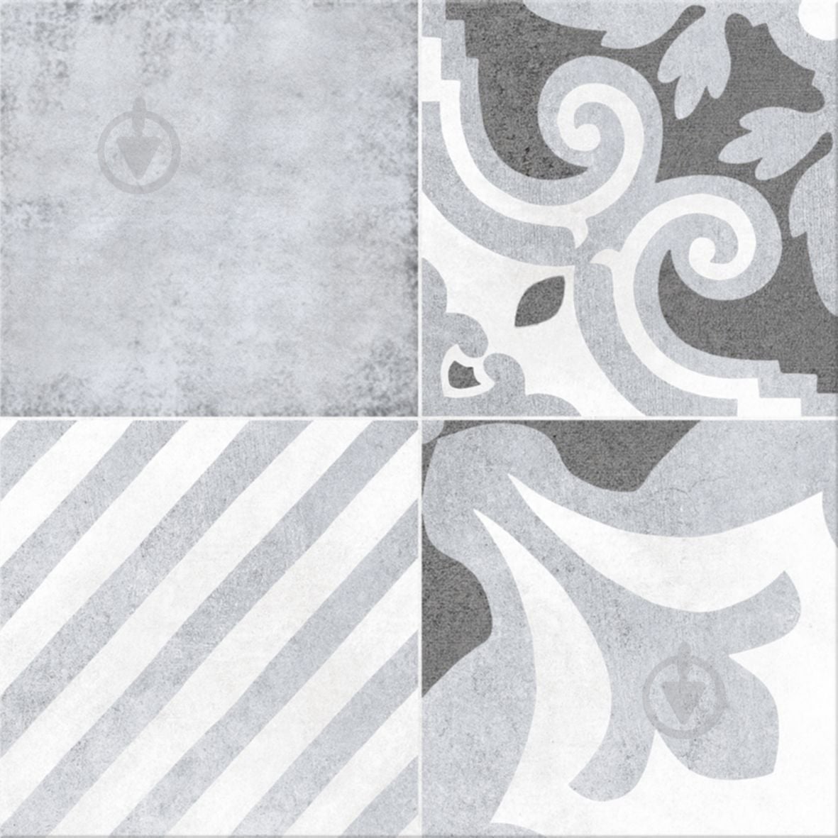 Плитка Cersanit Henley grey pattern 30х30 см - фото 6