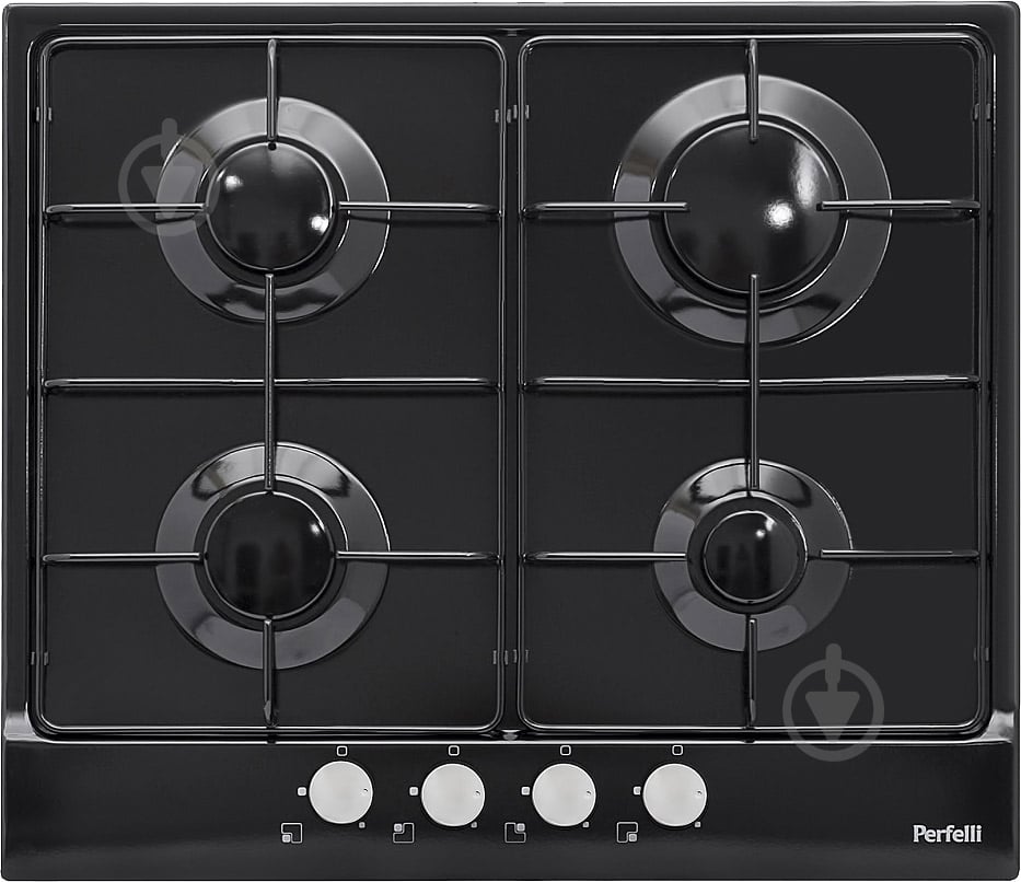 Варочная поверхность газовая Perfelli HGM 610 BL - фото 1 Варочная поверхность газовая Perfelli HGM 610 BL - фото 1