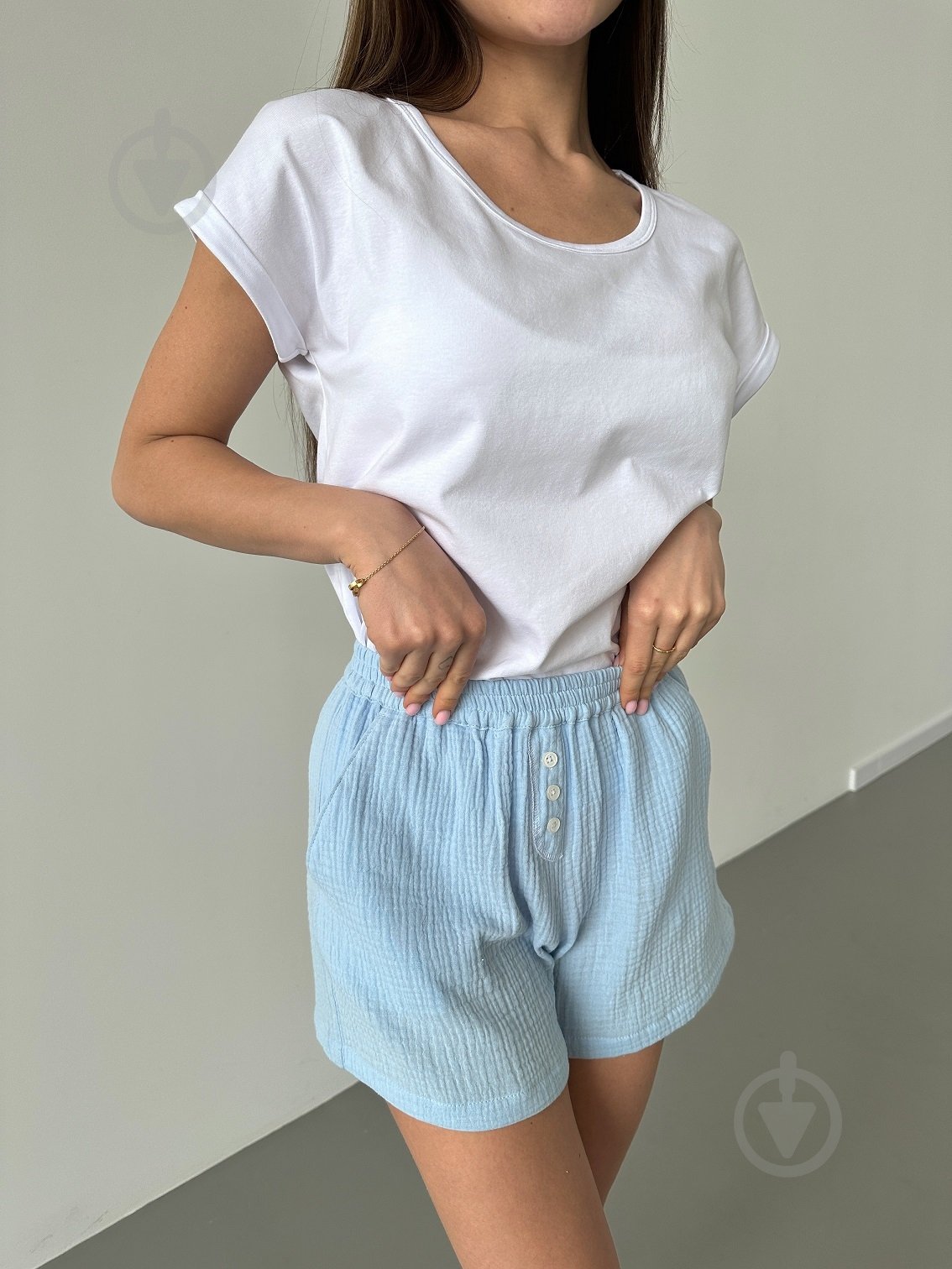 Шорты German Volf р. М голубой - фото 1