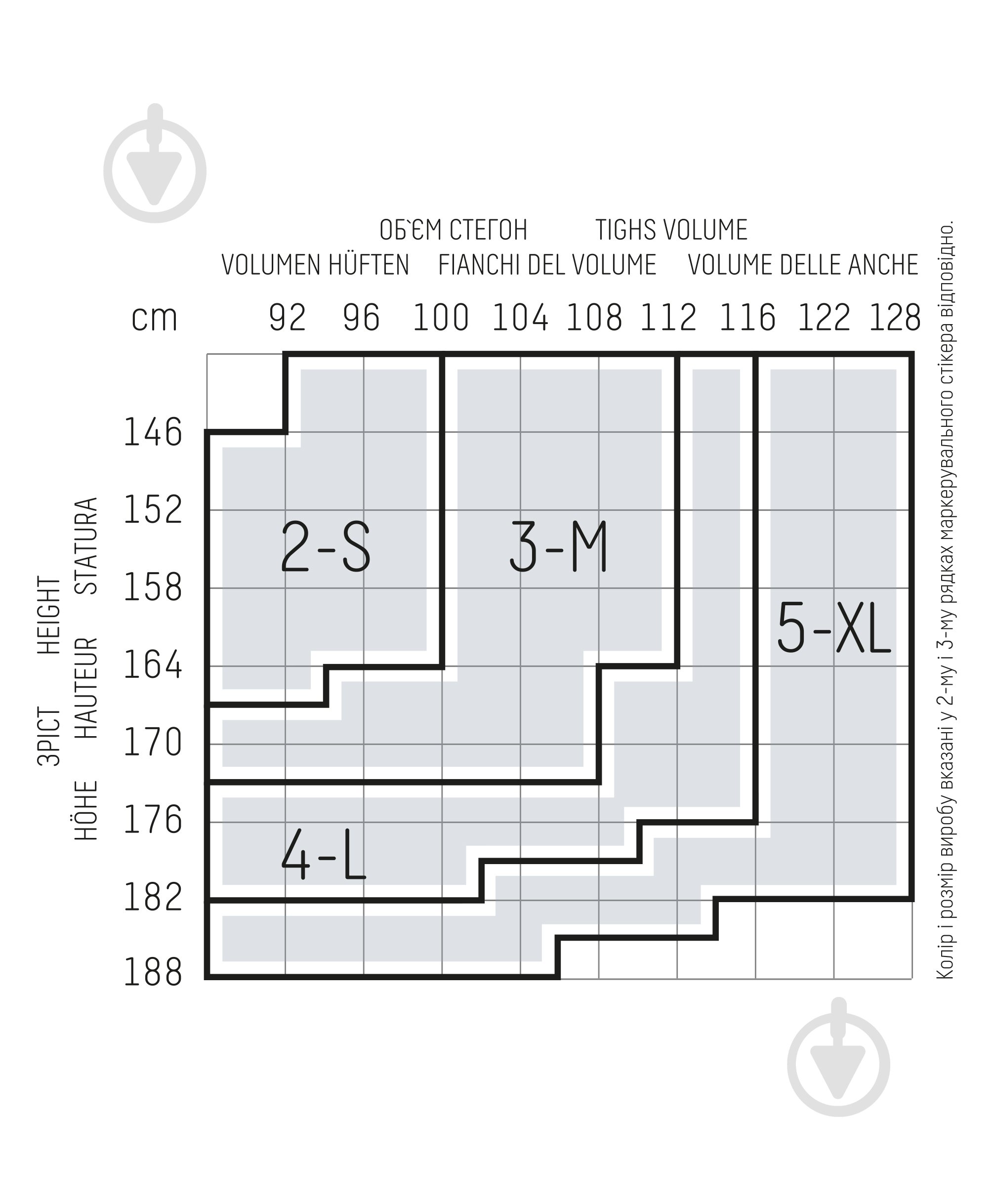 Колготки жіночі Giulia LUCKY COTTON 200 р. 2S синій - фото 2