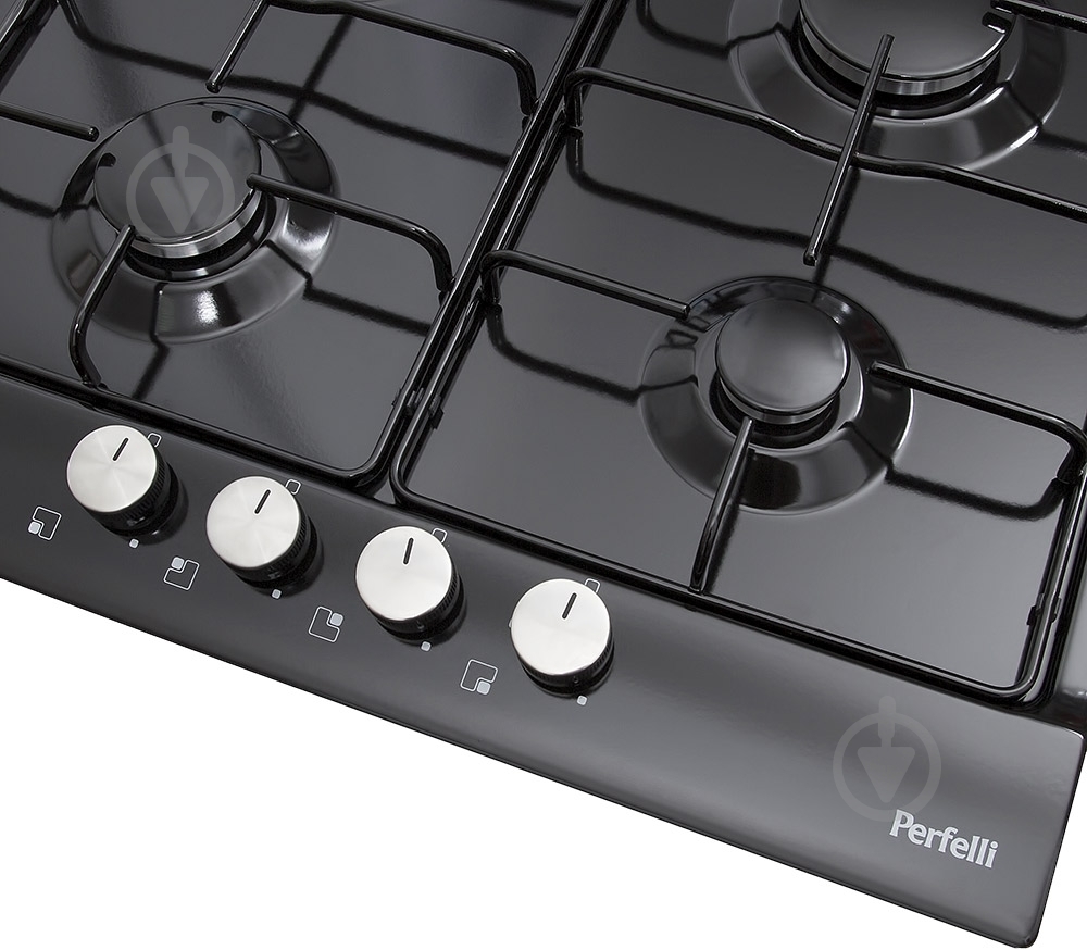 Варочная поверхность газовая Perfelli HGM 611 BL - фото 3 Варочная поверхность газовая Perfelli HGM 611 BL - фото 3