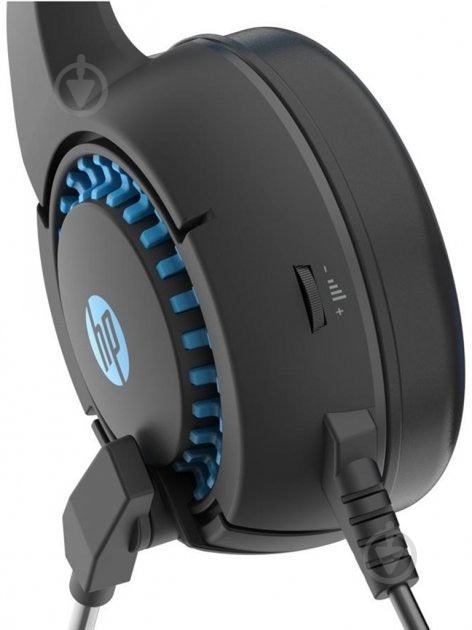 Наушники HP Gaming LED black/blue (DHE-8011UM) - фото 4