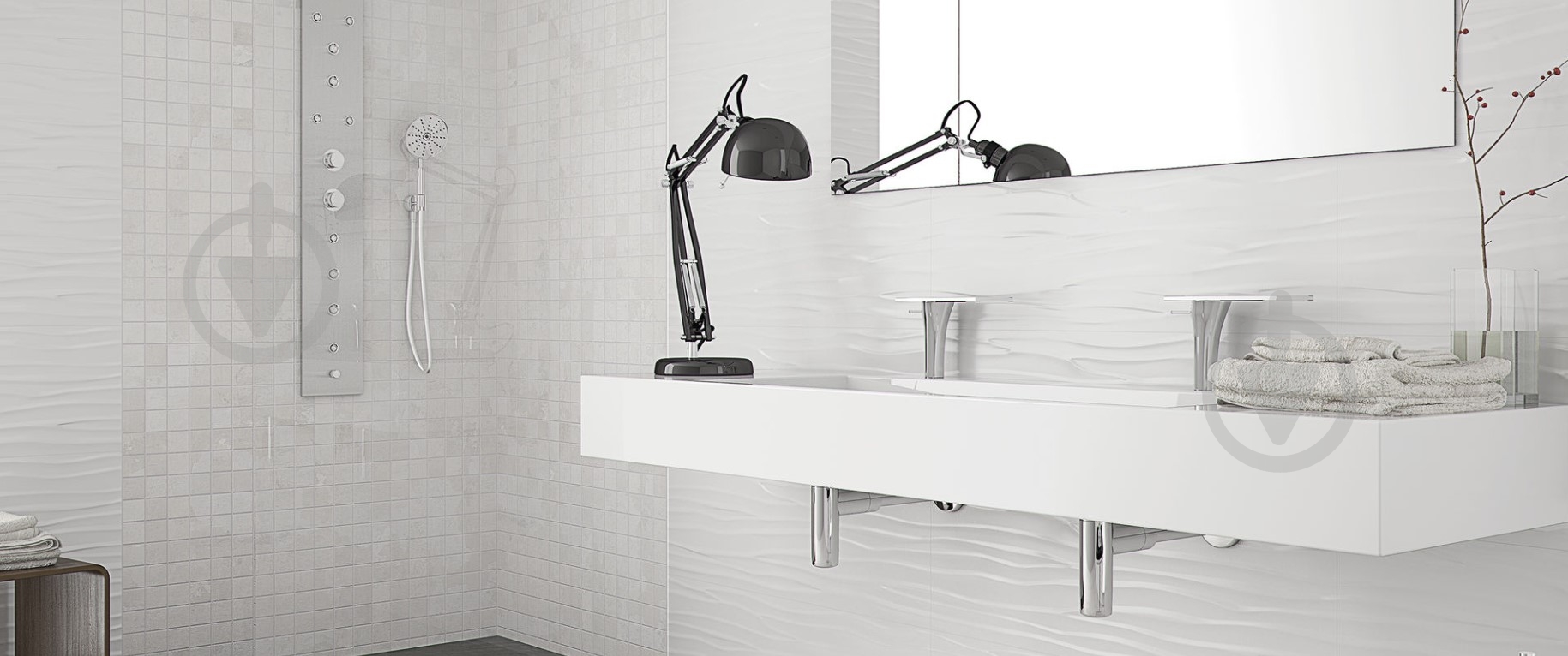 Плитка Cifre Гласиар уайт мате 30х90 (1,35) - фото 7