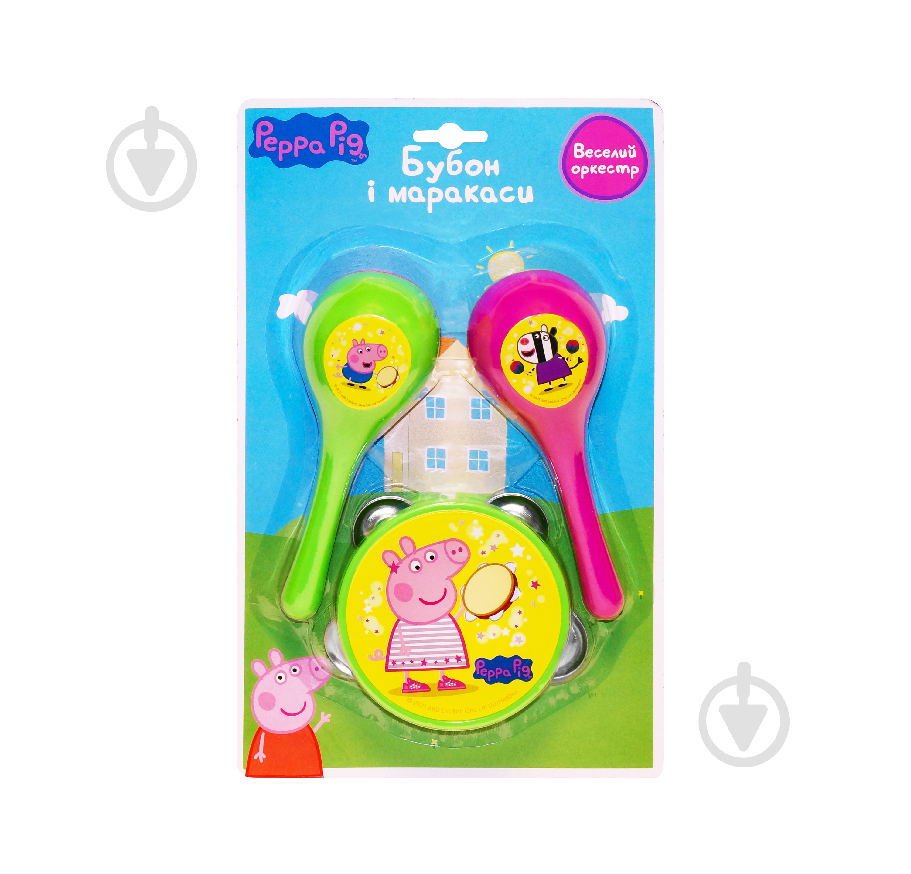 Игрушечный набор Peppa Pig Бубен и маракасы 122213 - фото 2