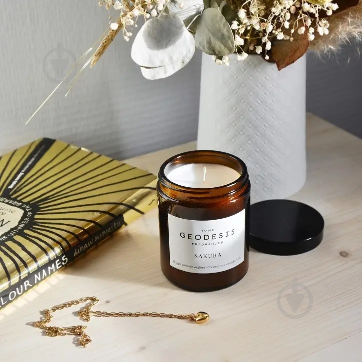 Свеча ароматическая Geodesis Sakura 150 г - фото 3 Свеча ароматическая Geodesis Sakura 150 г - фото 3