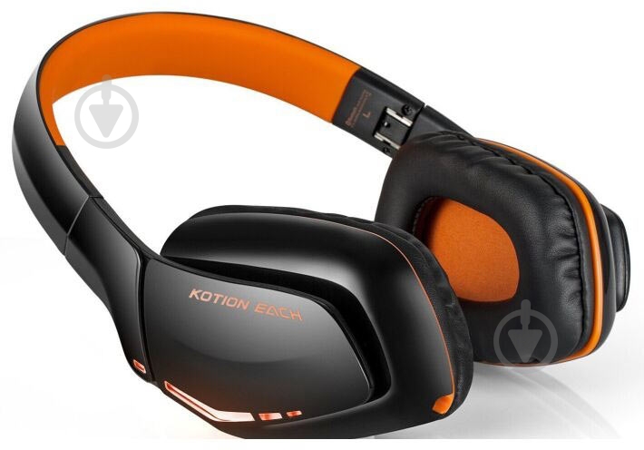Bluetooth-гарнитура Kotion EACH B3506 black/orange (ktb3506bt) - фото 3 Bluetooth-гарнитура Kotion EACH B3506 black/orange (ktb3506bt) - фото 3