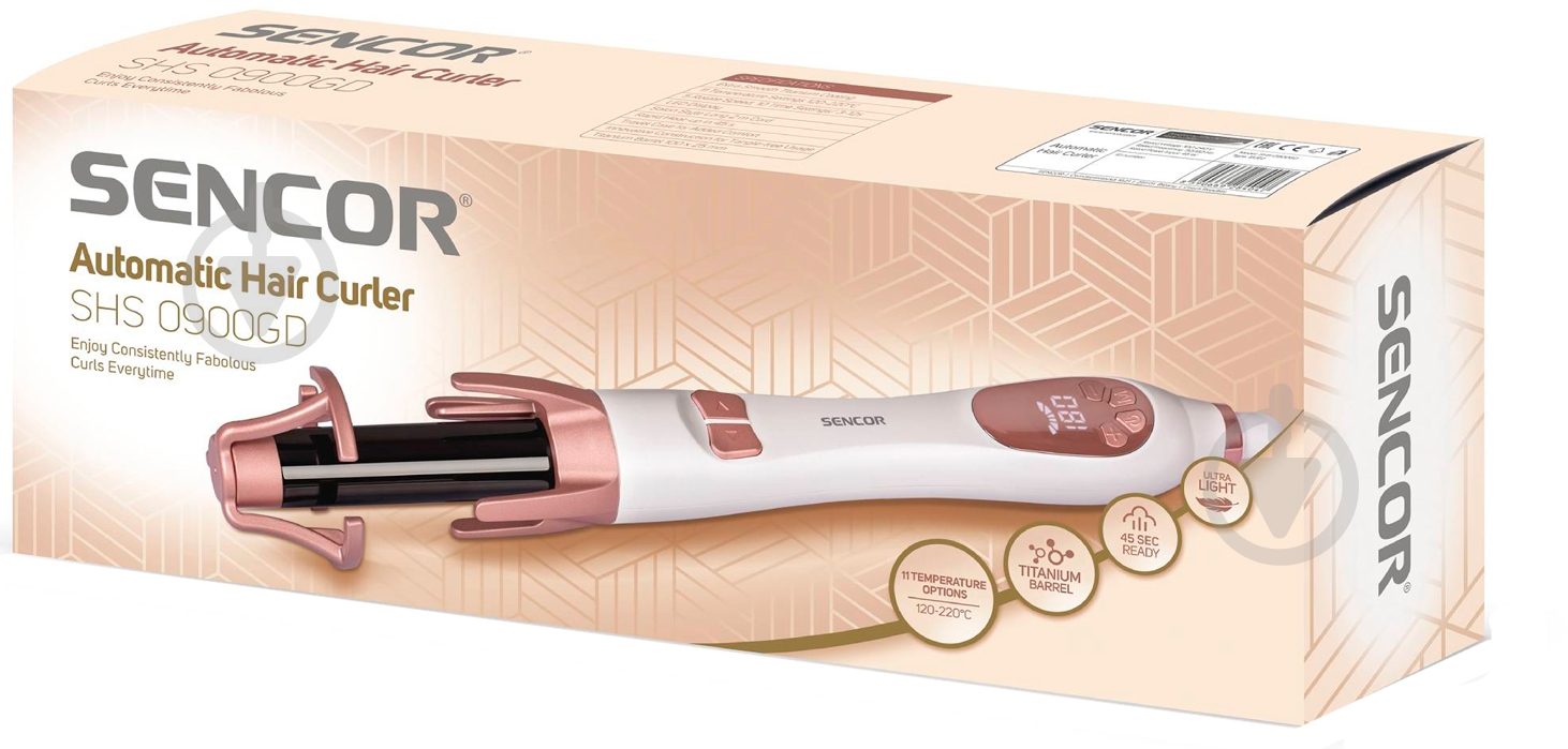 Плойка Sencor SHS 0900GD - фото 8 Плойка Sencor SHS 0900GD - фото 8