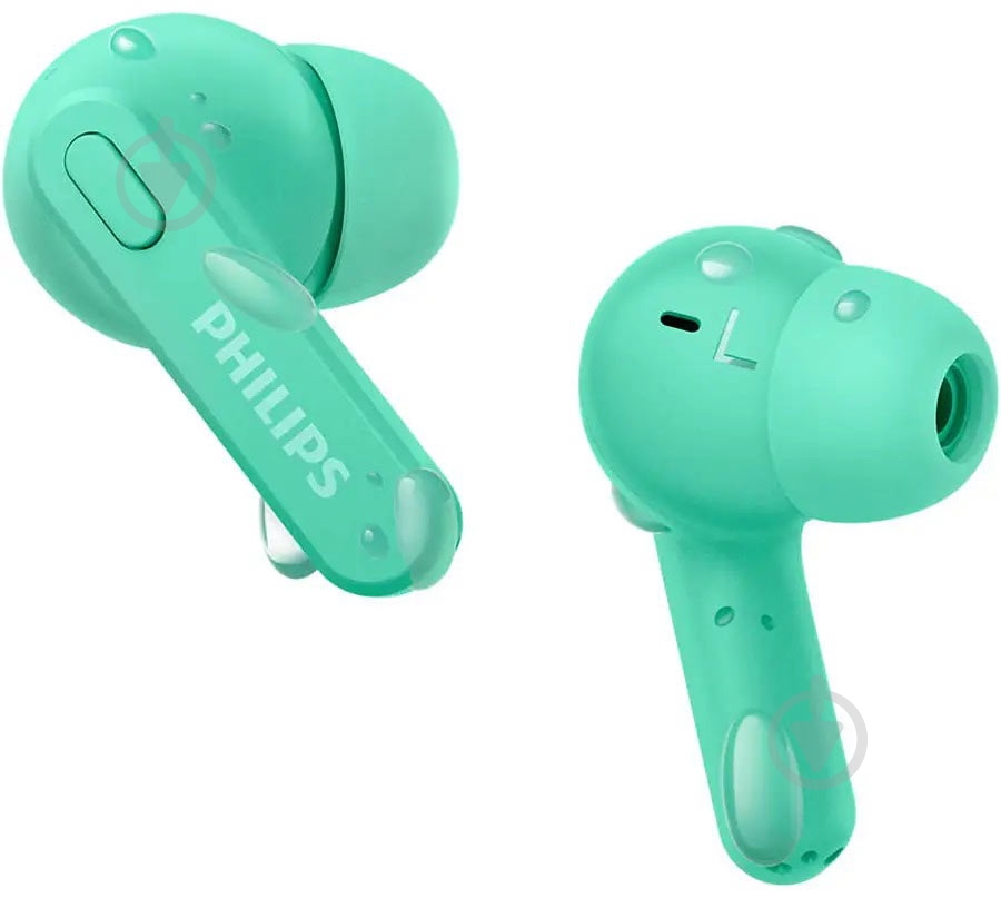 Bluetooth-гарнитура Philips True Wireless IPX4 green (TAT2206GR/00) - фото 5