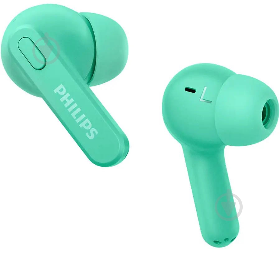 Bluetooth-гарнитура Philips True Wireless IPX4 green (TAT2206GR/00) - фото 4